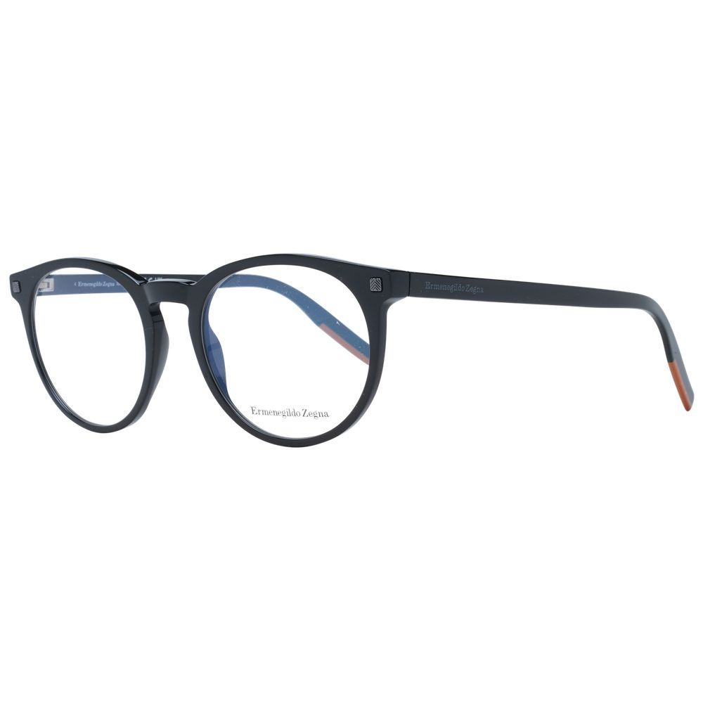 Ermenegildo Zegna Schwarze Kunststoffbrille (Gestell)