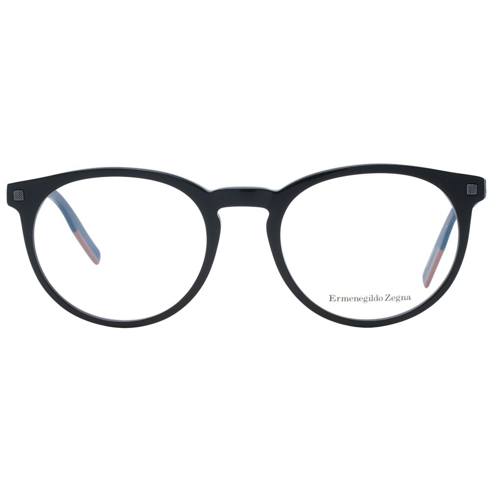 Ermenegildo Zegna Schwarze Kunststoffbrille (Gestell)