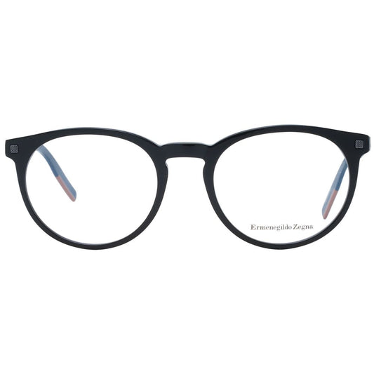 Ermenegildo Zegna Schwarze Kunststoffbrille (Gestell)