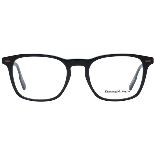 Ermenegildo Zegna Schwarze Kunststoffbrille (Gestell)