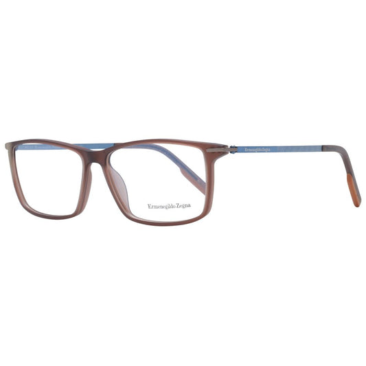 Ermenegildo Zegna Braune Kunststoffbrille (Fassung)