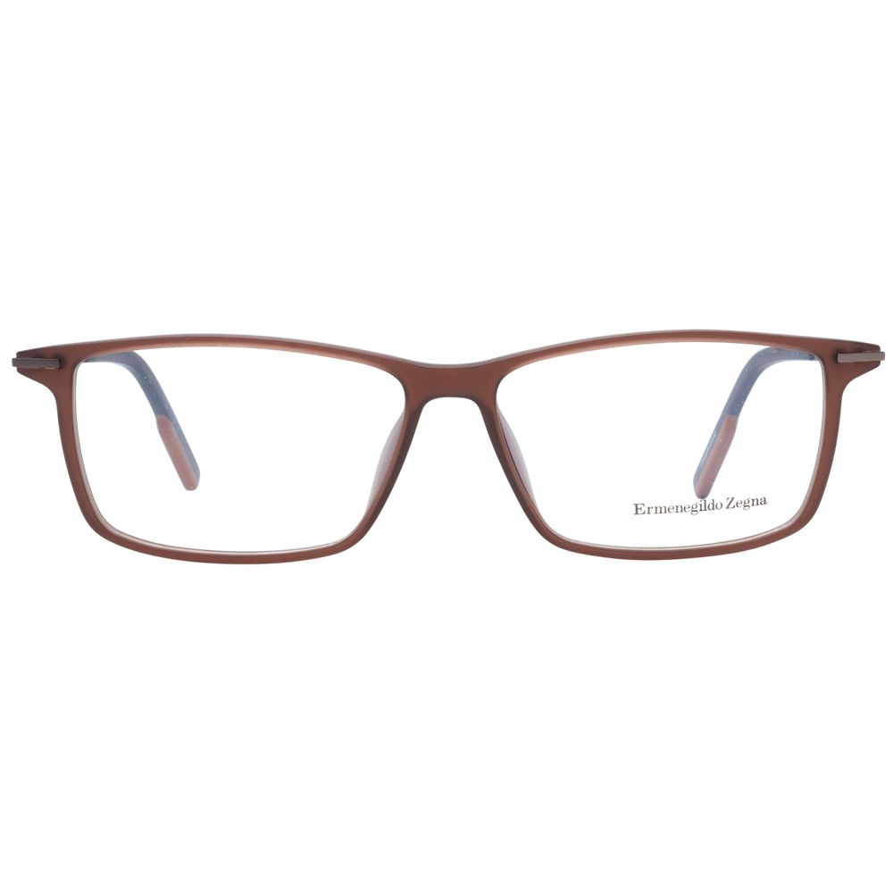 Ermenegildo Zegna Braune Kunststoffbrille (Fassung)