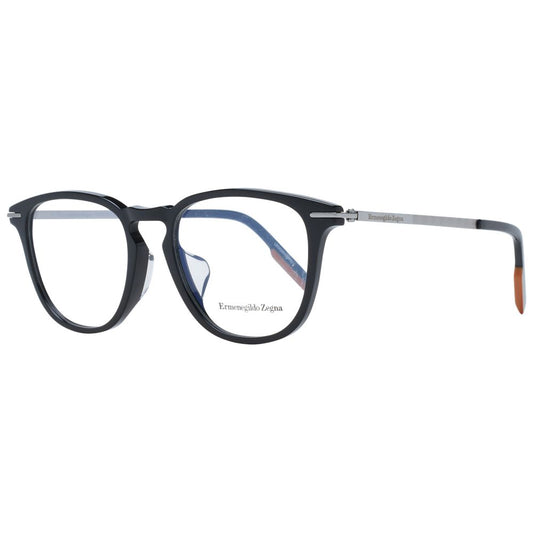 Ermenegildo Zegna Schwarze Kunststoffbrille (Gestell)