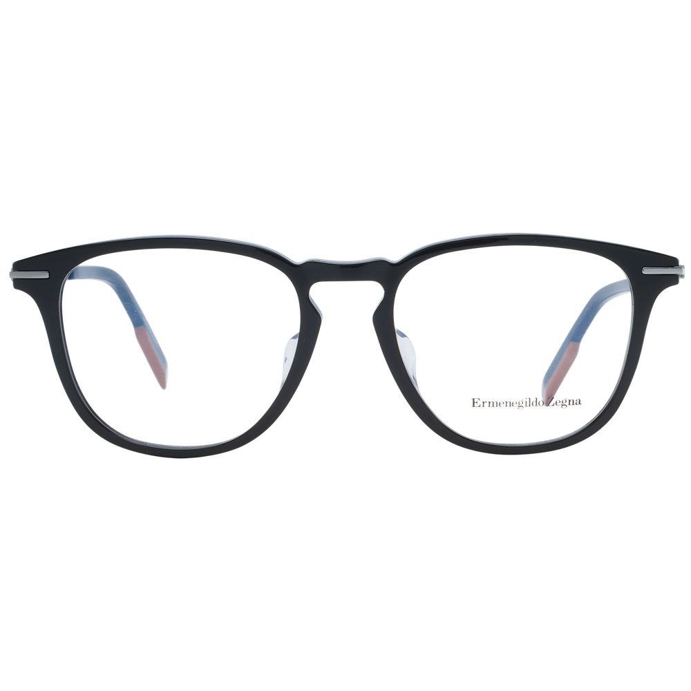 Ermenegildo Zegna Schwarze Kunststoffbrille (Gestell)