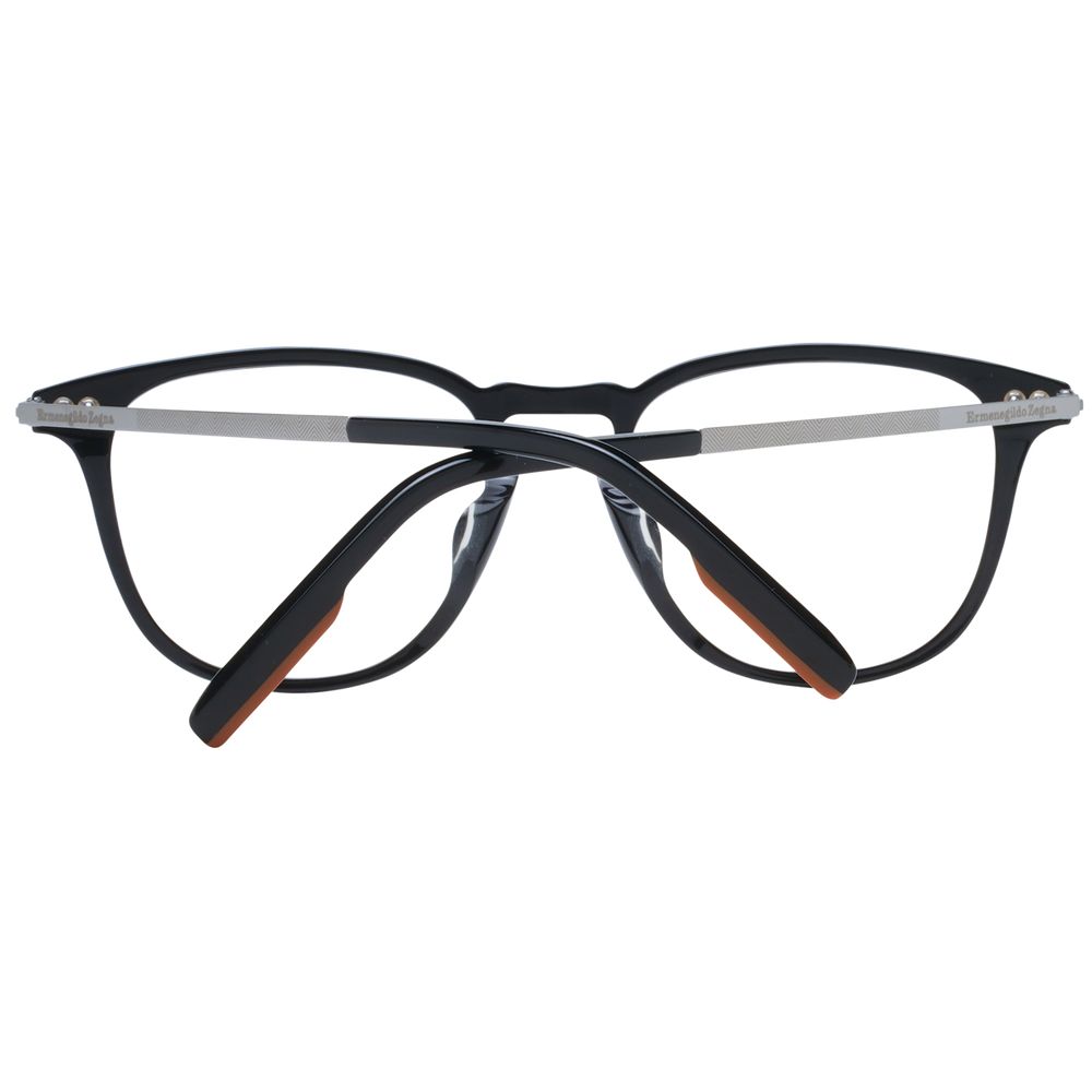 Ermenegildo Zegna Schwarze Kunststoffbrille (Gestell)
