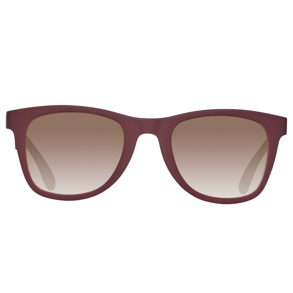 Carrera Sonnenbrille aus burgunderfarbenem Kunststoff