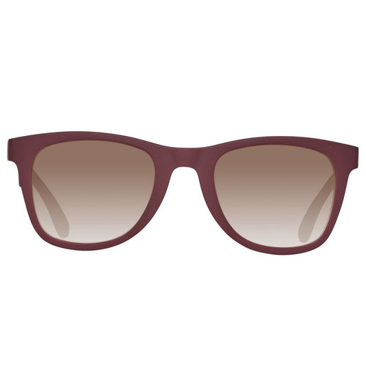 Carrera Sonnenbrille aus burgunderfarbenem Kunststoff