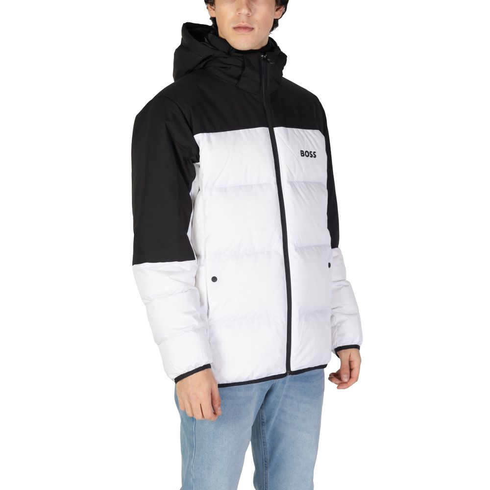 White Recycled Polyester Jackets & Coat