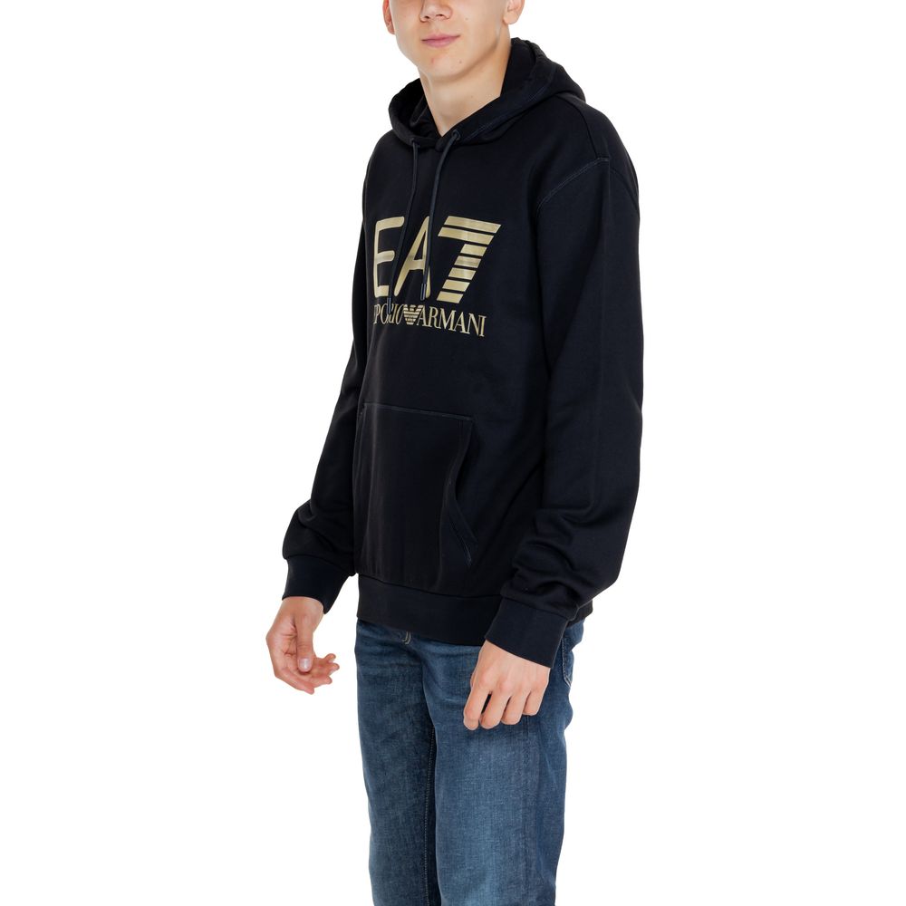 Black Cotton Hoody