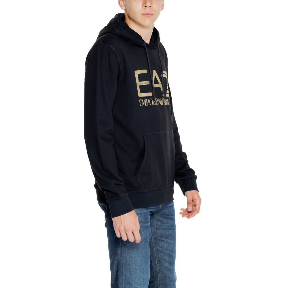 Black Cotton Hoody