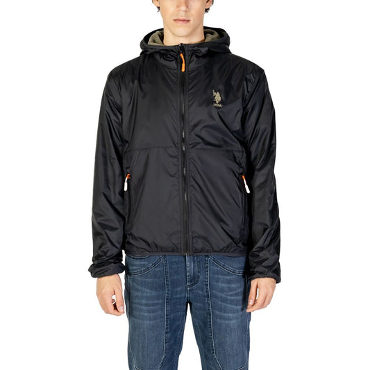 Gray Polyamide Jackets & Coat