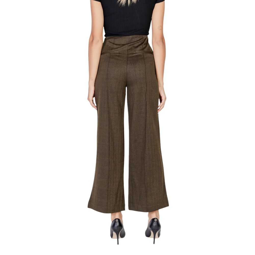 Green Polyester Pant