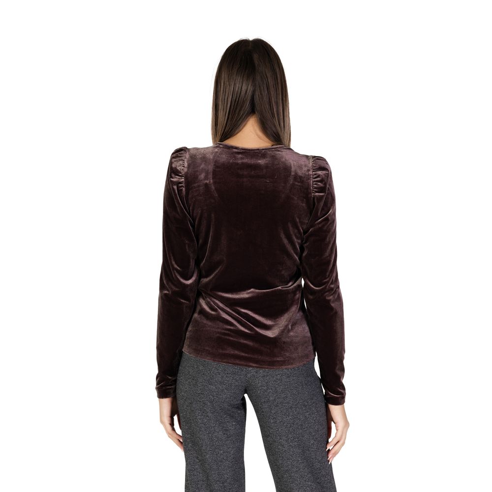 Brown Polyester Sportswear