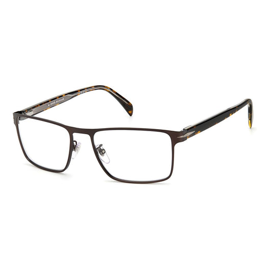 David Beckham Braune Metallbrille (Fassung)
