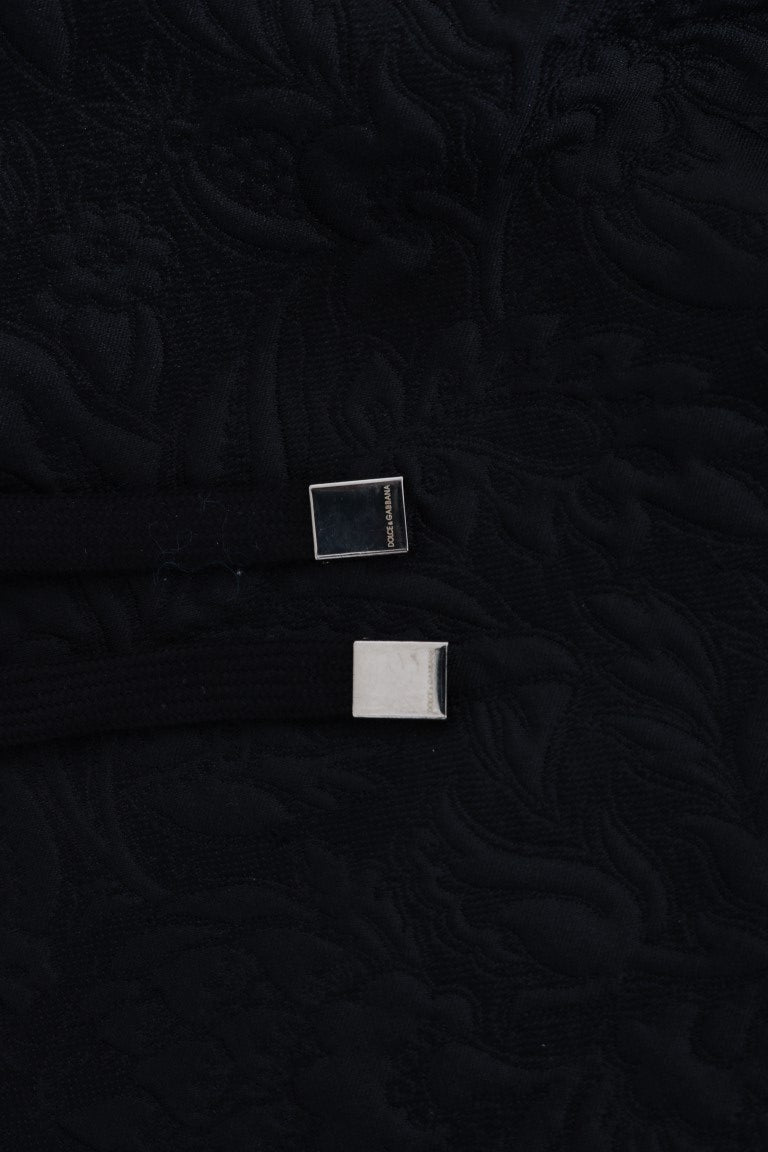 Dolce & Gabbana Schwarzer Märchen-Kristall-Kapuzenpulli