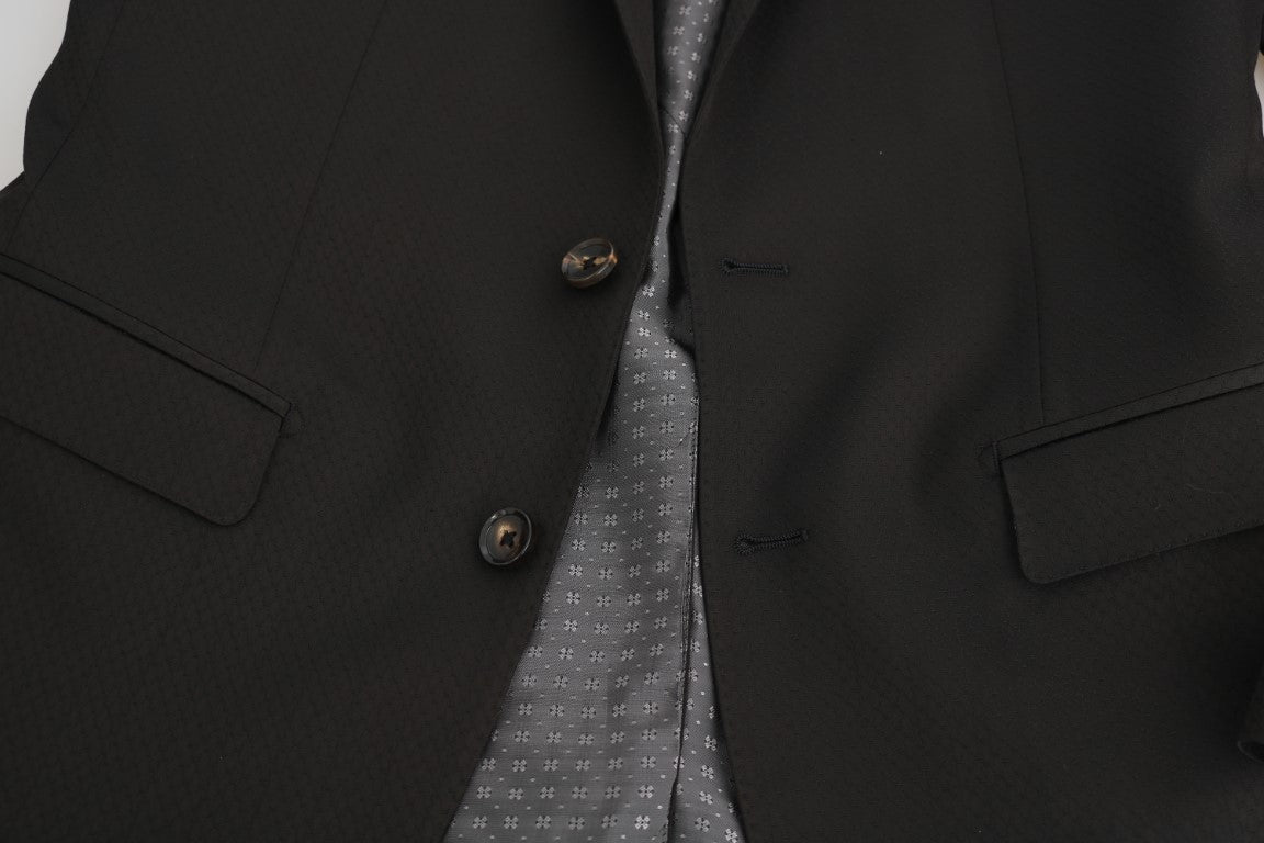 Dolce & Gabbana Braun Wolle Kristall Biene Slim Fit MARTINI