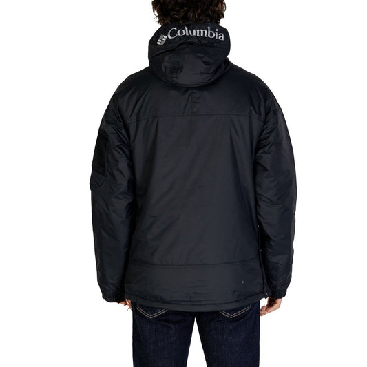 Black Nylon Jackets & Coat