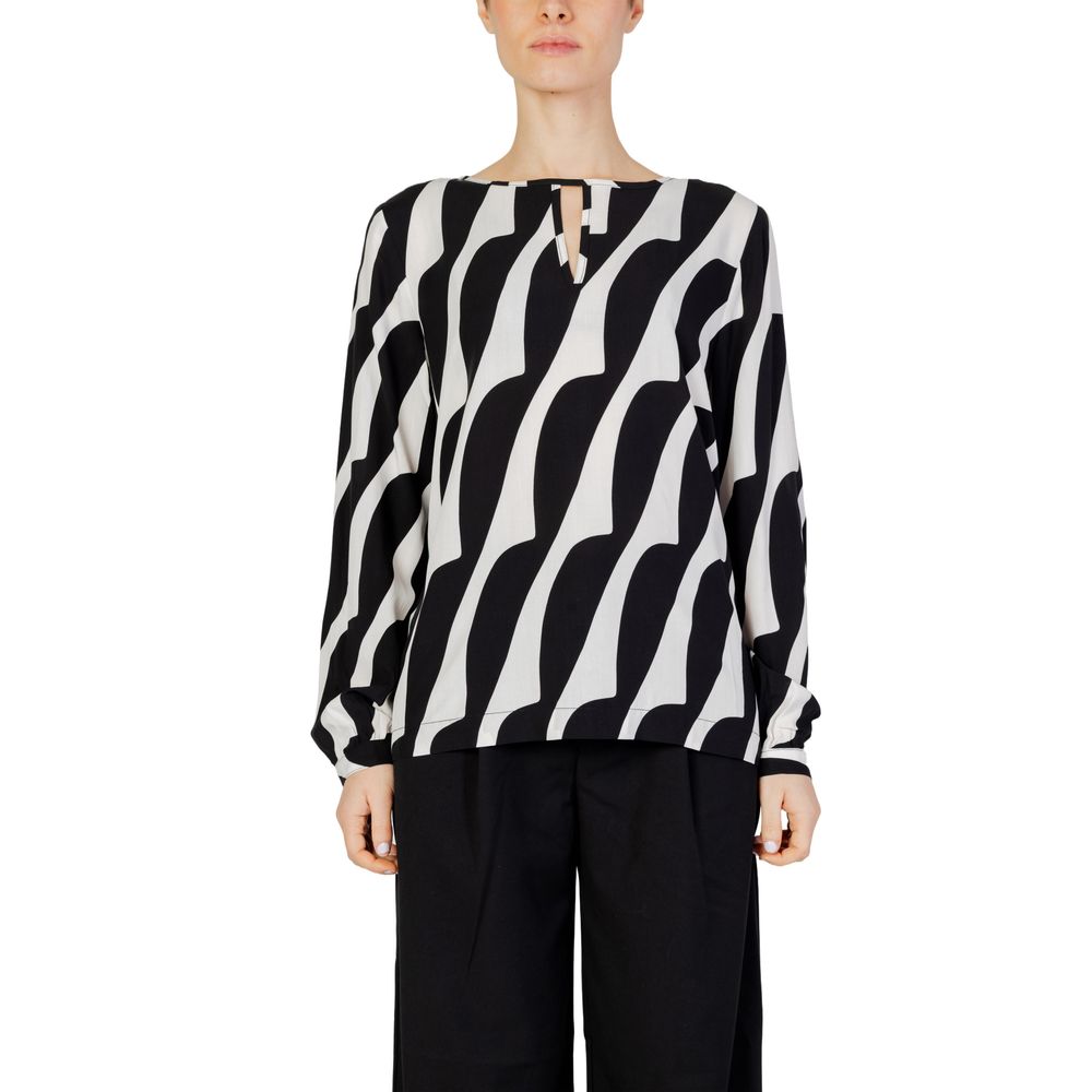 Black Viscose Blouse