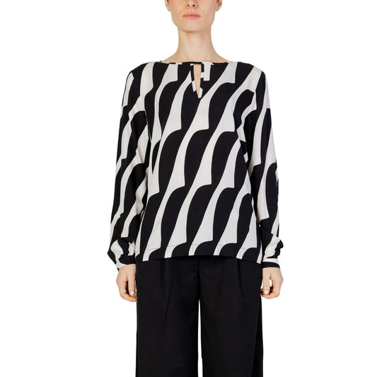 Black Viscose Blouse