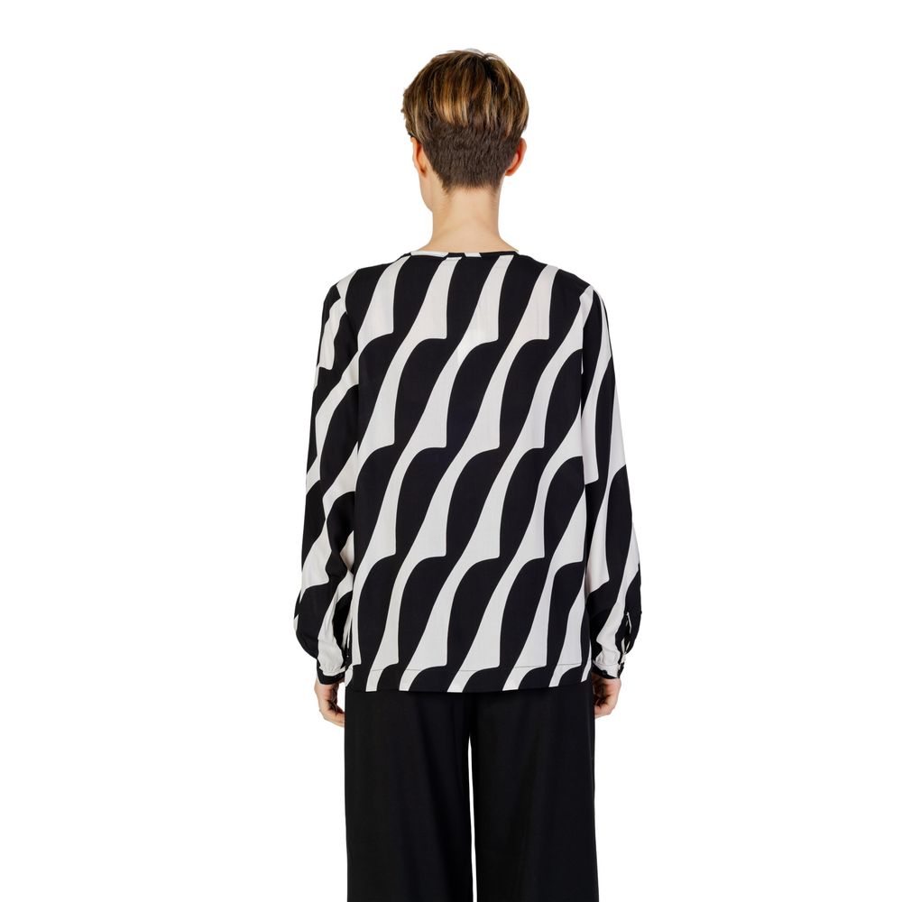 Black Viscose Blouse