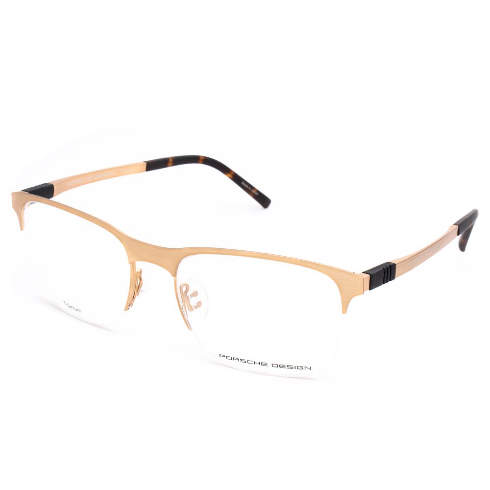 Porsche Brille aus Titan mit Gold-Finish (Fassung)
