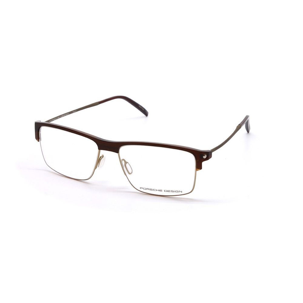 Porsche Braune Metallbrille (Fassung)