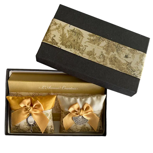 Duftsäckchen  "Gold Toile de Jouy" 2er-Set