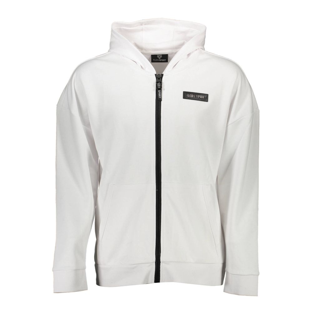 White Cotton Men's Sweater