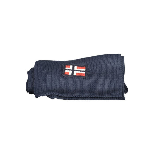 Blue Marabou Men Scarf