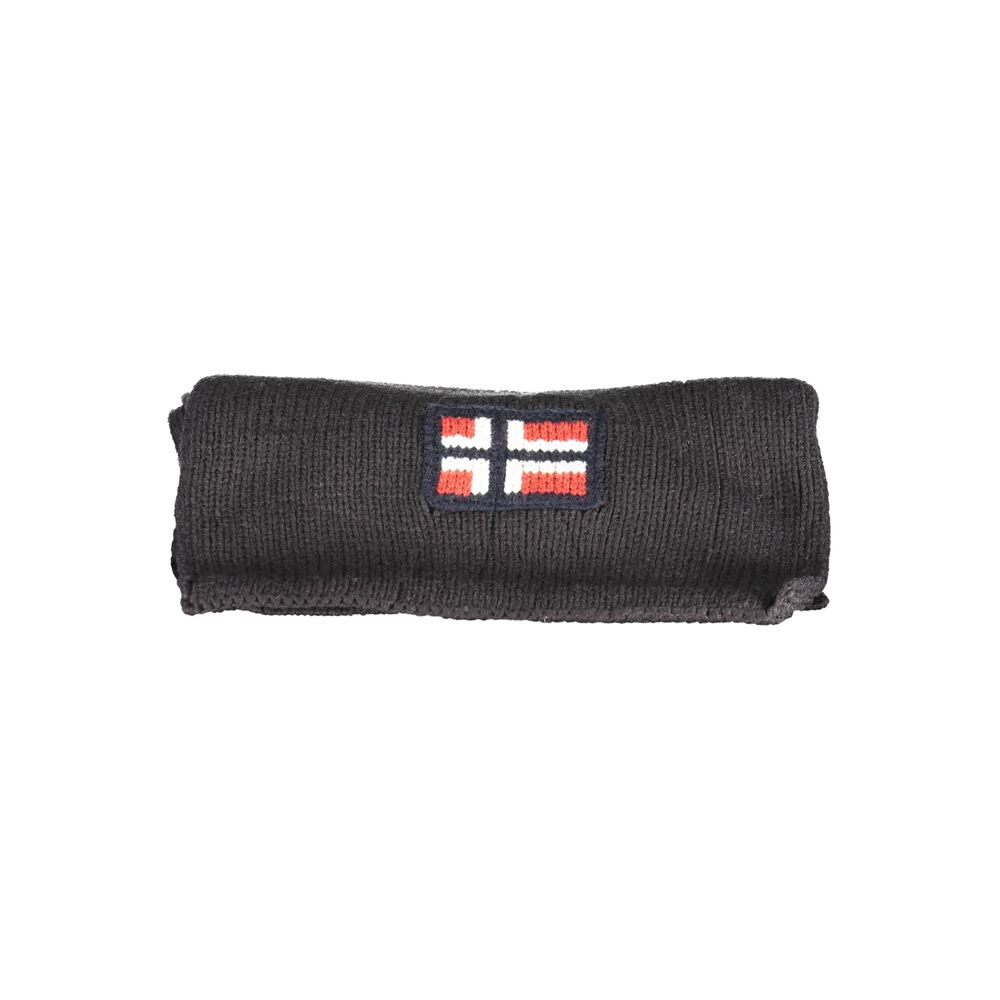 Black Marabou Men Scarf