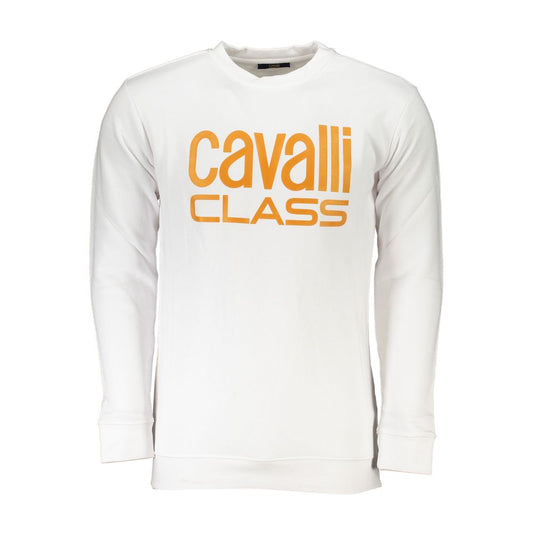 White Cotton Men Sweater
