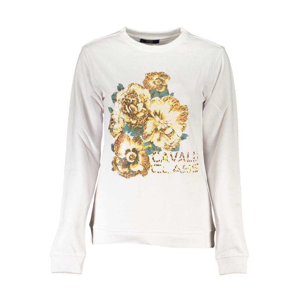 White Cotton Women Sweater
