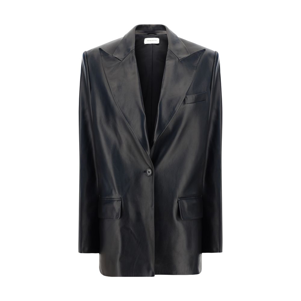 Leather Blazer Jacket