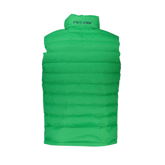 Green Polyamide Men Jacket