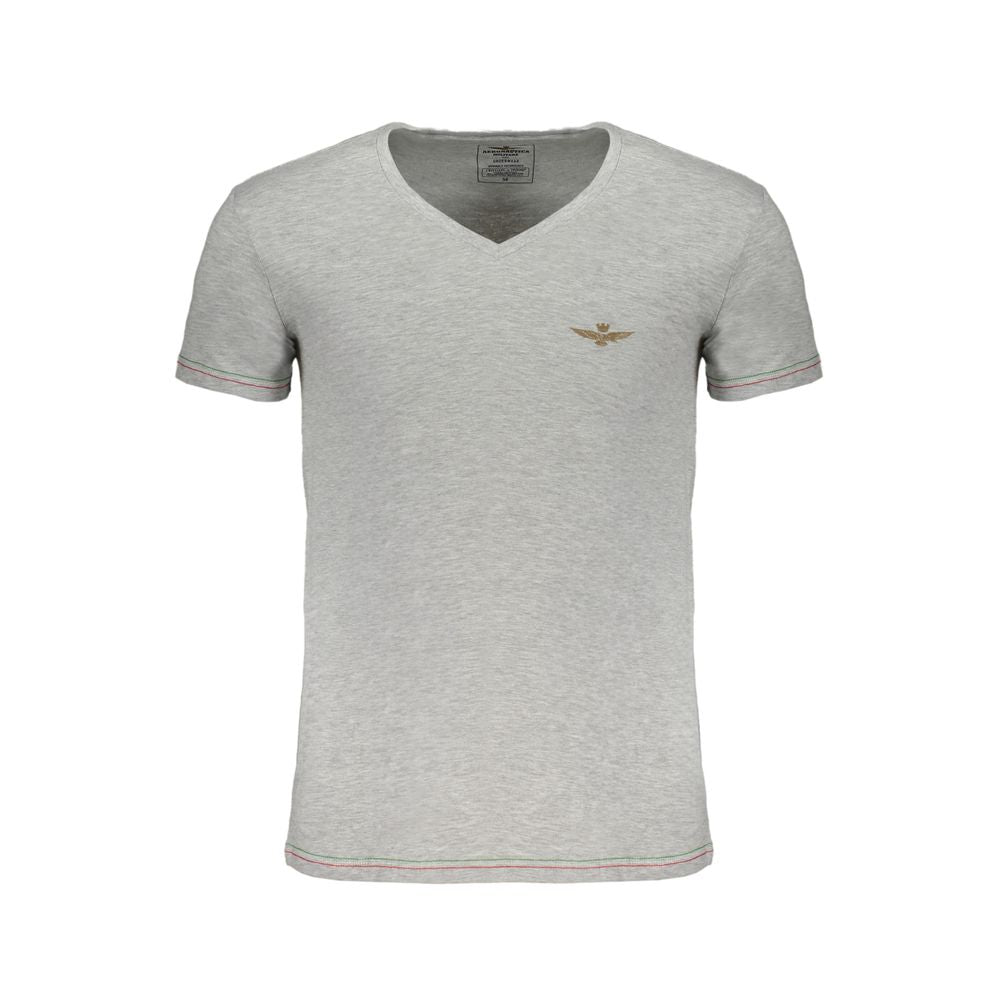 Brown Cotton Men T-Shirt