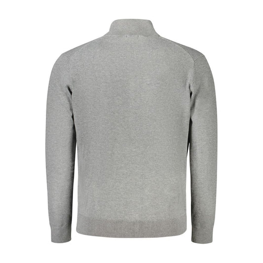 Brown Polyester Mens Cardigan