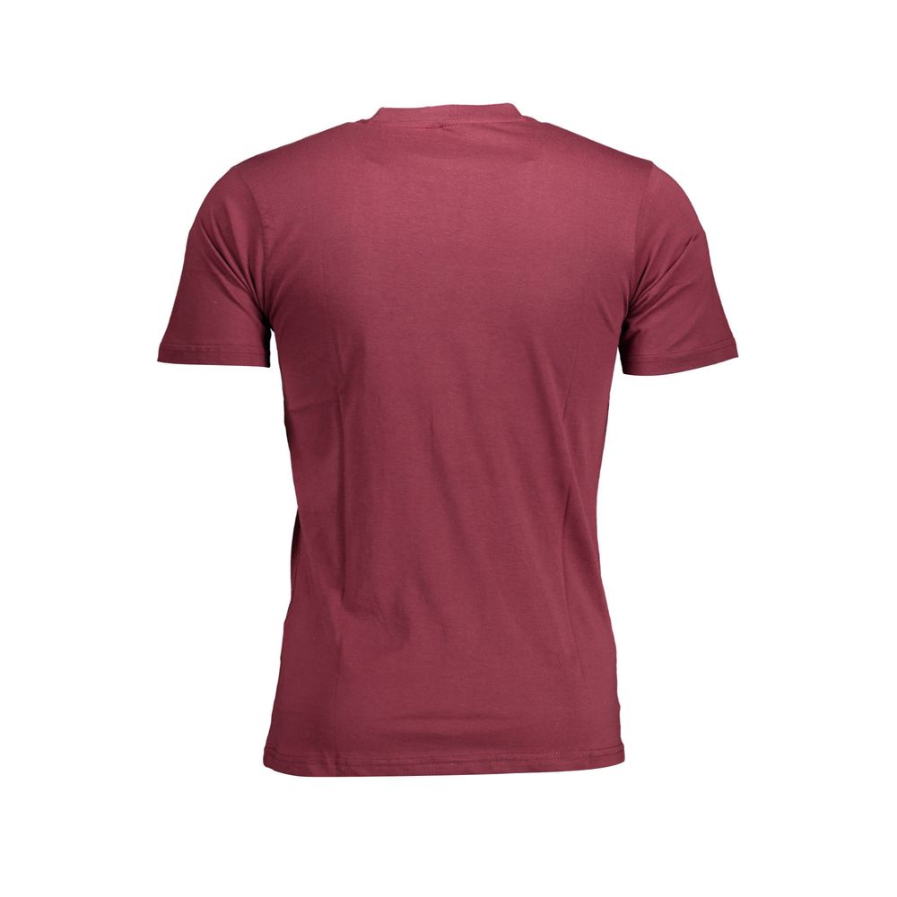 Purple Cotton Men T-Shirt