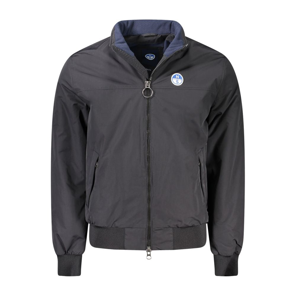 Black Polyamide Men's Jacket