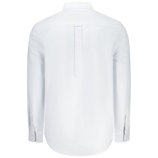 Blue Cotton Men Shirt