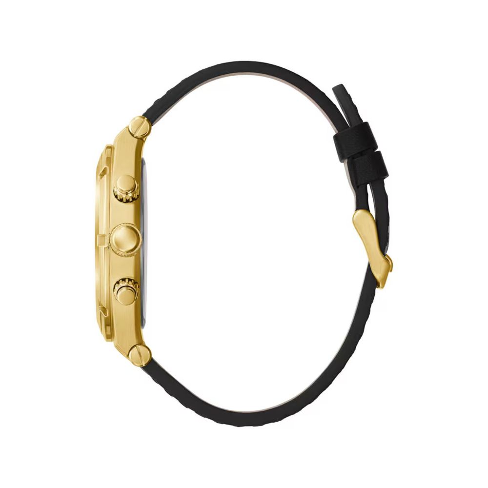Black Leather Watch
