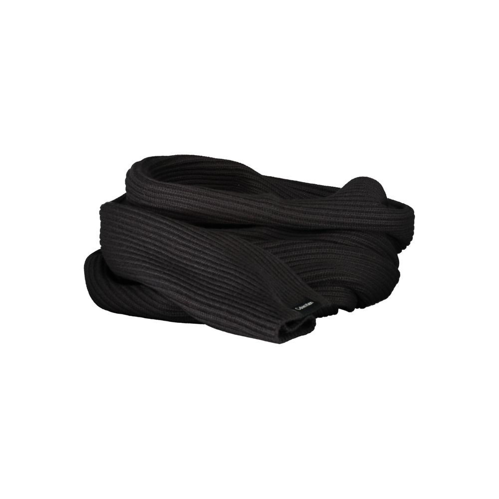 Black Cotton Scarf
