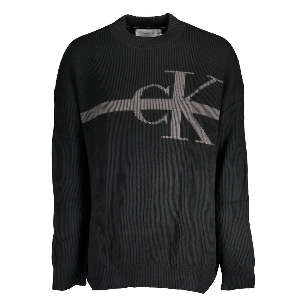 Black Cotton Sweater