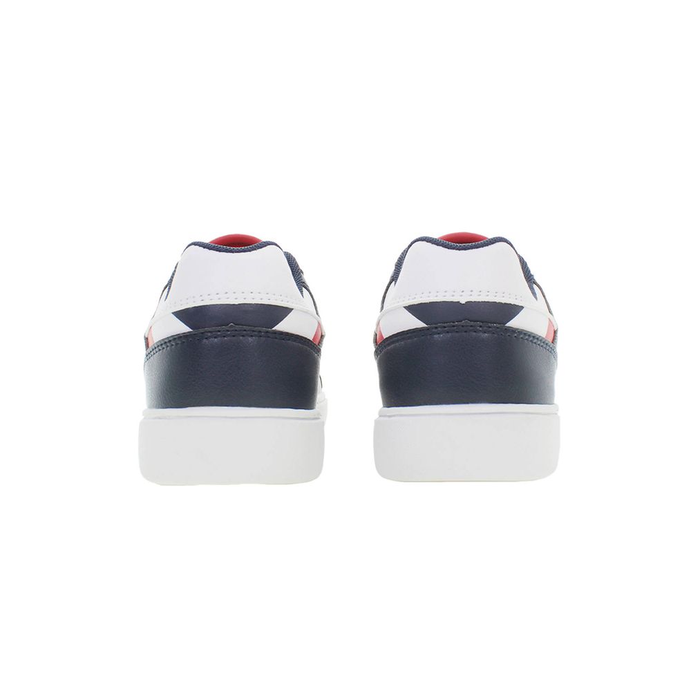 Blue Polyester Sneaker