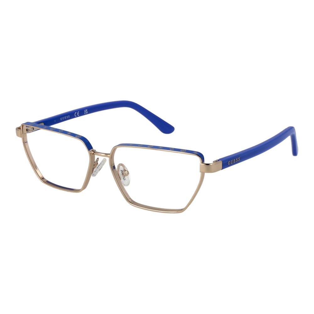 Gold Women Glasses Frame