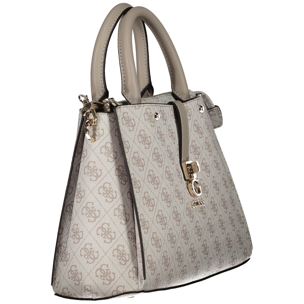 Gray Polyethylene Handbag