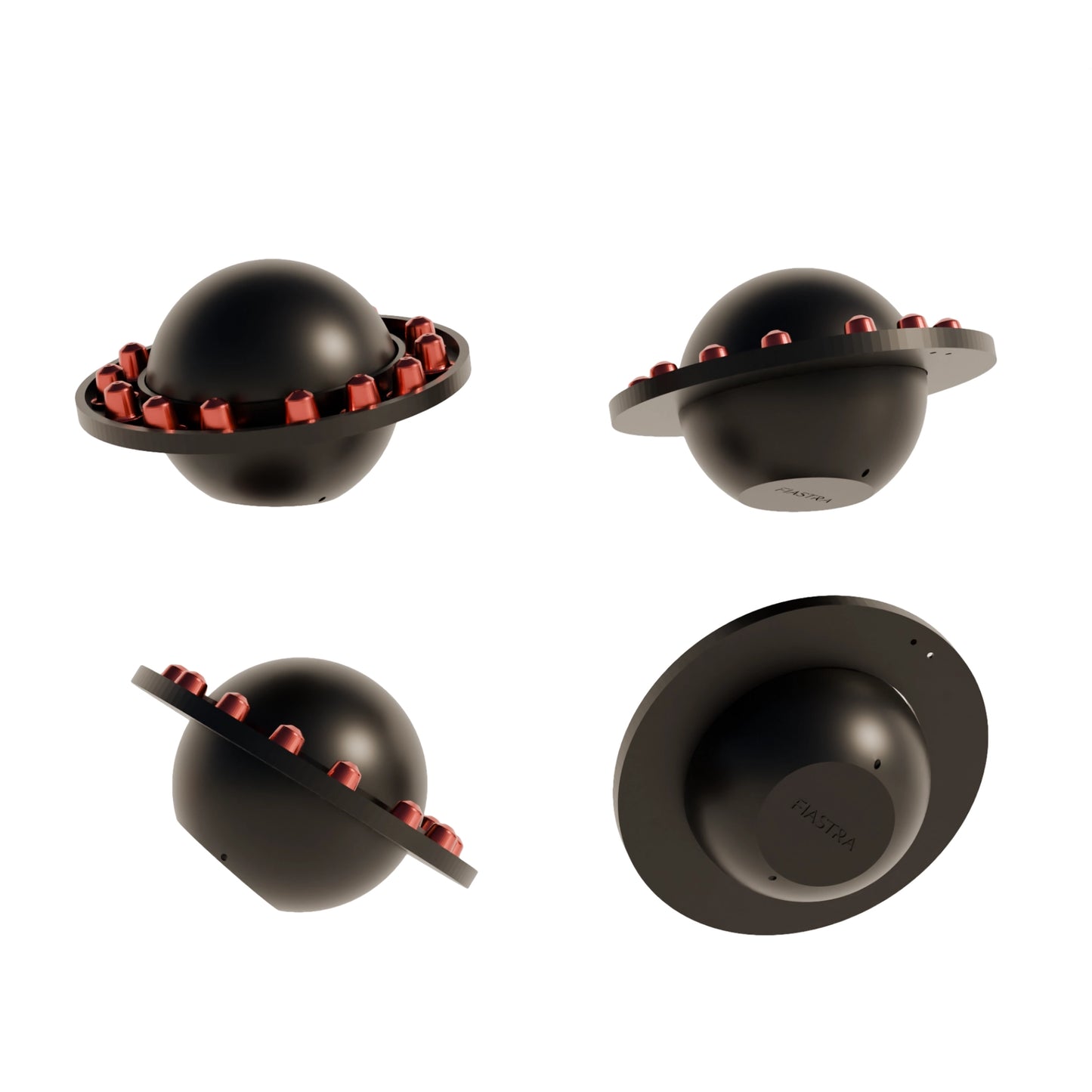 Fiastra Orbit Nespresso-Kapselhalter schwarz