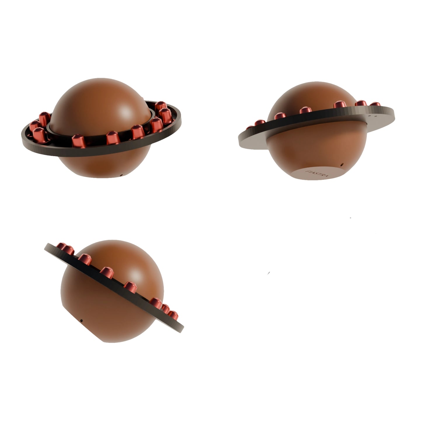 Fiastra Orbit Nespresso-Kapselhalter braun
