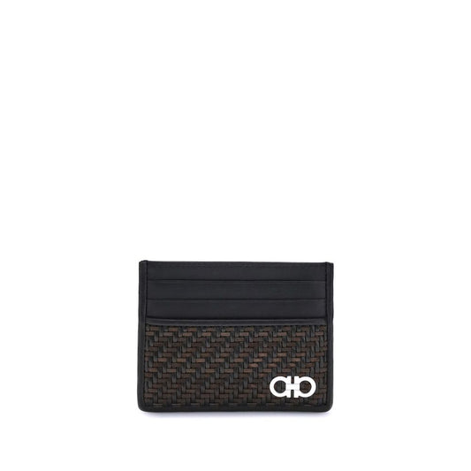 Woven Gancini Card Holder