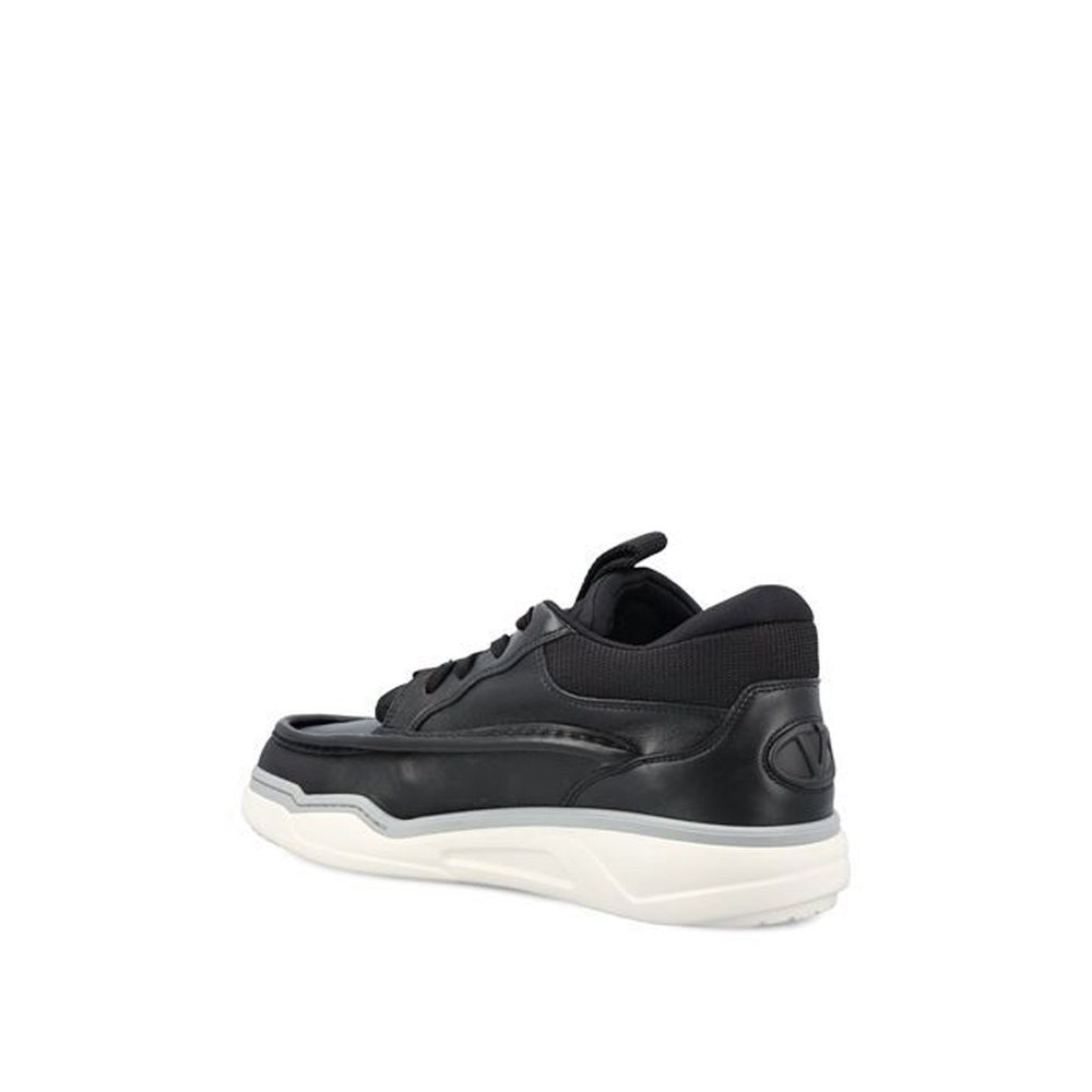 'Hybrid Rainboot' Leather Sneakers