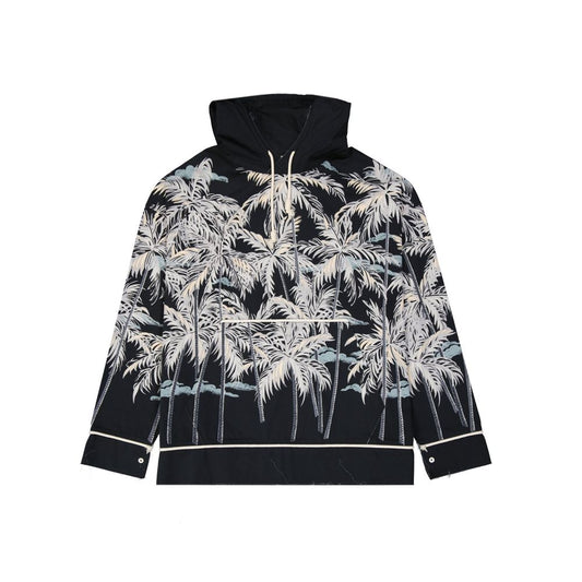 Hooded Printed Shirt